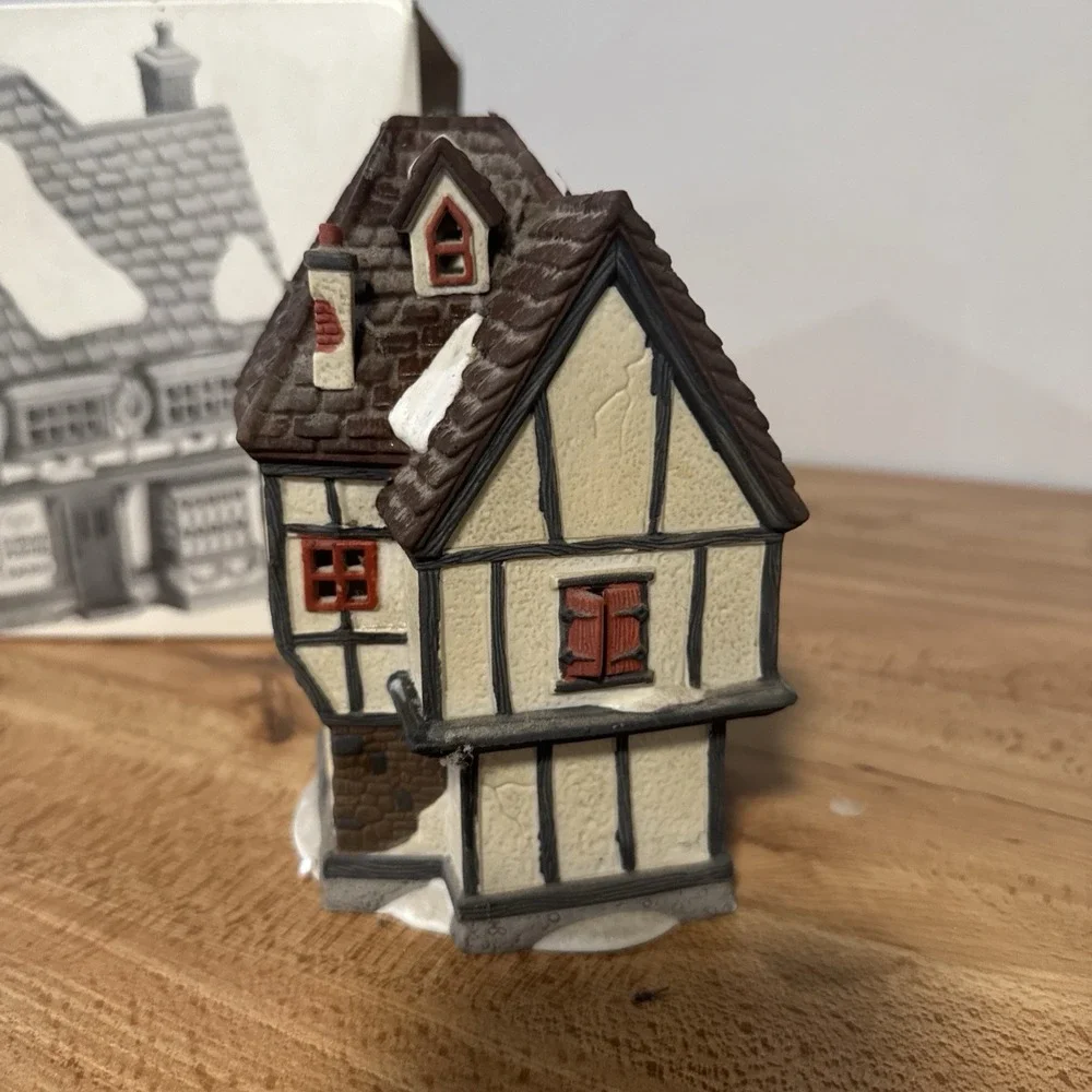 Vintage Dept 56 Dickens' Village Series TUTBURY PRINTER #55689 Retired